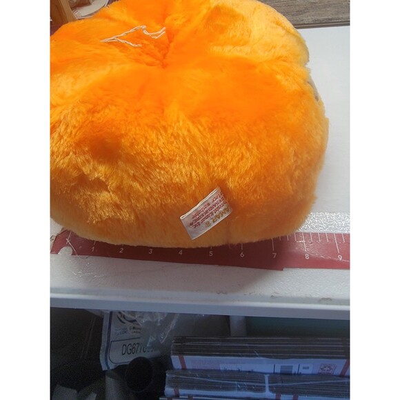 Vintage Kamar Halloween Stackable Plush Pumpkin 70s 80s Snaggletooth Orange - Picture 7 of 7